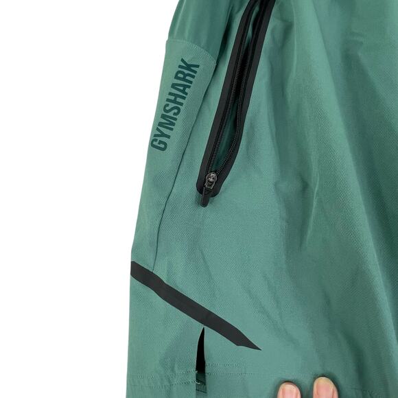 Gymshark Green Athletic Running Shorts Women's XL Activewear Lightweight - Picture 4 of 14